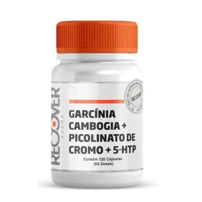 Frasco de suplemento com tampa laranja e rótulo branco com texto