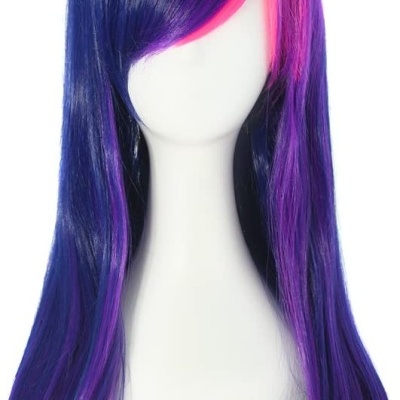 Peruca&#x20;Feita&#x20;de&#x20;Fibra&#x20;Kanekalon&#x20;V&#x00E1;rias&#x20;Cores&#x20;60&#x20;cm