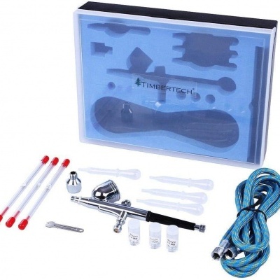 Kit&#x20;de&#x20;Aer&#x00F3;grafo&#x20;A&#x00E7;&#x00E3;o&#x20;Dupla&#x20;com&#x20;Compressor&#x20;de&#x20;Ar