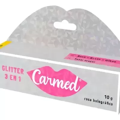Carmed&#x20;Glitter&#x20;3&#x20;Em&#x20;1&#x20;Hidratante&#x20;Labial&#x20;10g&#x2705;PRONTA&#x20;ENTREGA