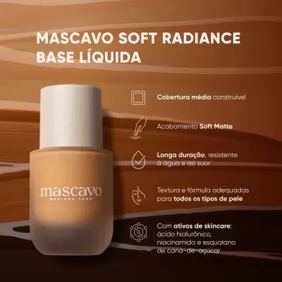 Mascavo&#x20;Soft&#x20;Radiance&#x20;Base&#x20;L&#x00ED;quida&#x20;-&#x20;Pele&#x20;Super&#x20;Clara&#x20;com&#x20;Subtom&#x20;Frio