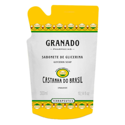 Embalagem de sabonete de glicerina Granado castanha do Brasil