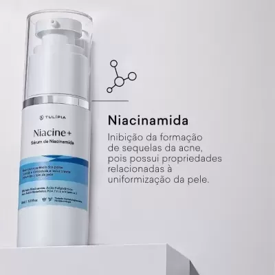 Niacine&#x2B;&#x20;S&#x00E9;rum&#x20;De&#x20;Niacinamida&#x20;20&#x25;&#x20;Antioleosidade&#x20;Tulipia
