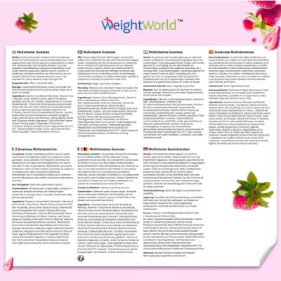 Gomas&#x20;Multivitam&#x00ED;nicas&#x20;e&#x20;Minerais&#x20;120&#x20;Gomas&#x20;Sabor&#x20;Morango