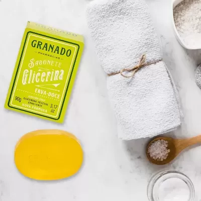 Sabonete&#x20;Barra&#x20;Glicerina&#x20;Granado&#x20;Erva&#x20;Doce&#x20;90g&#x20;&#x2705;PRONTA&#x20;ENTREGA