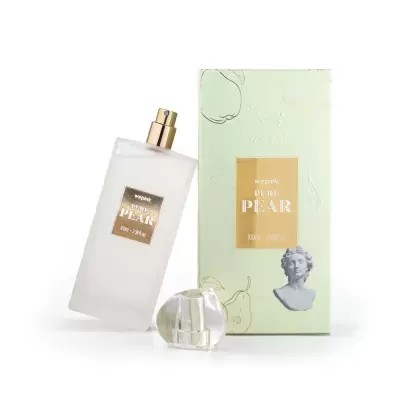 Frasco e caixa de perfume wepink Pure Pear