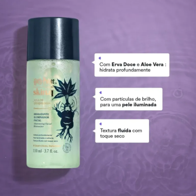 Hidratante&#x20;Iluminador&#x20;Facial&#x20;Skin&#x20;Harry&#x20;Potter&#x20;Erva-doce&#x20;Aloe&#x20;Vera&#x20;E&#x20;Micropart&#x00ED;culas&#x20;De&#x20;Brilho