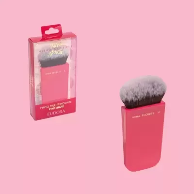 Pincel&#x20;Multifuncional&#x20;Pink&#x20;Shape&#x20;Niina&#x20;Secrets&#x20;Eudora