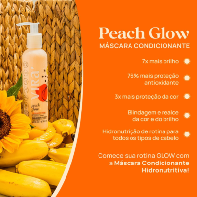 VIR&#x00C1;&#x20;-&#x20;Kit&#x20;Shampoo&#x20;e&#x20;M&#x00E1;scara&#x20;Condicionante&#x20;Peach&#x20;Glow&#x20;Day&#x20;by&#x20;Day