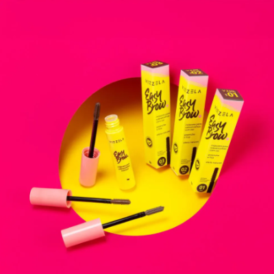 M&#x00E1;scara&#x20;Sobrancelhas&#x20;Vizzela&#x20;Brow&#x20;Up&#x20;Fix&#x20;3g&#x20;Marrom-claro