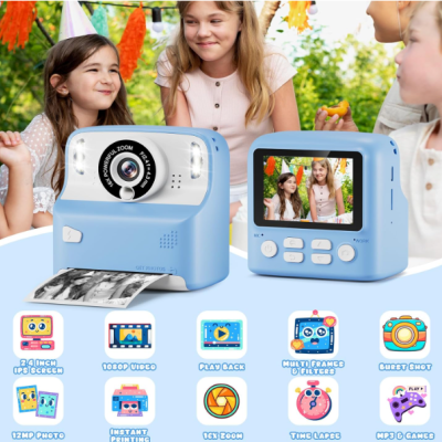 C&#x00E2;mara&#x20;Instant&#x00E2;nea&#x20;para&#x20;Crian&#x00E7;as&#x20;com&#x20;3&#x20;Rolos&#x20;-&#x20;&#x1F381;Prenda