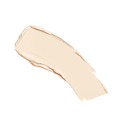 Rasto de creme cosmético bege claro com textura cremosa