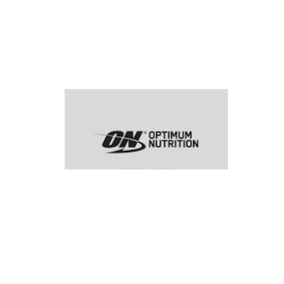 Logótipo da marca ON OPTIMUM NUTRITION em fundo cinzento