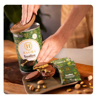 Haoma&#x20;Biscottino&#x20;Pistache&#x20;com&#x20;Chocolate&#x20;ao&#x20;Leite&#x20;&#x7C;&#x20;Linha&#x20;Stevia&#x2705;PRONTA&#x20;ENTREGA