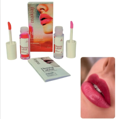 Henna&#x20;Labial&#x20;Vermelho&#x20;Makiaj&#x20;S&#x00E9;rum&#x20;Hidratante