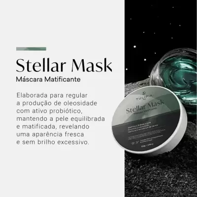 Stellar&#x20;Mask&#x20;M&#x00E1;scara&#x20;Matificante&#x20;Controlo&#x20;da&#x20;Oleosidade&#x20;Tul&#x00ED;pia