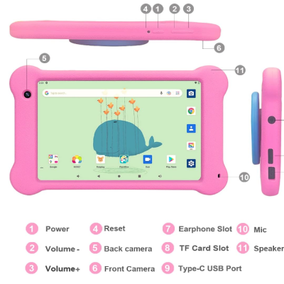 Tablet&#x20;Infantil&#x20;7&#x20;Polegadas&#x20;Android