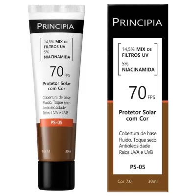 Protetor&#x20;Solar&#x20;Facial&#x20;com&#x20;Cor&#x20;Principia&#x20;PS-05&#x20;FPS&#x20;70