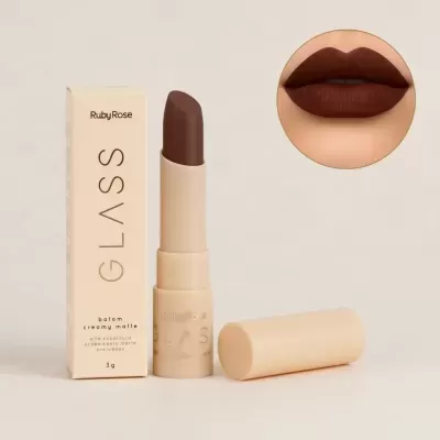 Batom&#x20;Creamy&#x20;Matte&#x20;Glass&#x20;-&#x20;Unit&#x20;Ruby&#x20;Rose