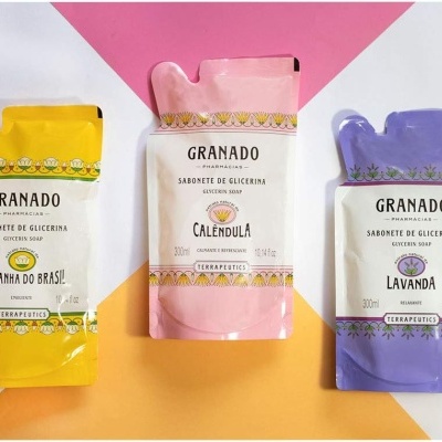 Granado&#x20;Refil&#x20;Sabonete&#x20;Terrapeutics,&#x20;Castanha&#x20;Do&#x20;Brasil,&#x20;300ml