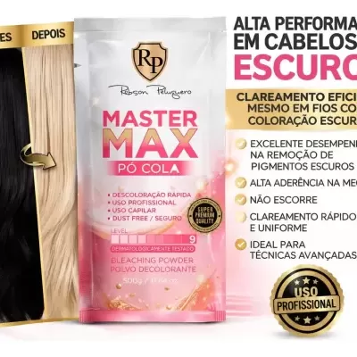 P&#x00F3;&#x20;Descolorante&#x20;P&#x00F3;&#x20;Cola&#x20;Master&#x20;Max&#x20;500gr&#x20;Robson&#x20;Peluquero&#x20;Rp
