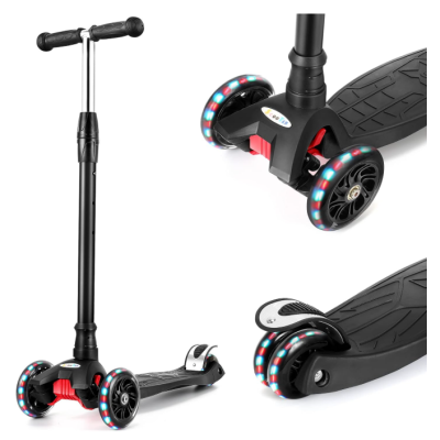 Scooter&#x20;Patinete&#x20;com&#x20;3&#x20;Rodas&#x20;-&#x20;Luzes&#x20;LED&#x20;Brinquedo&#x20;de&#x20;Crian&#x00E7;a