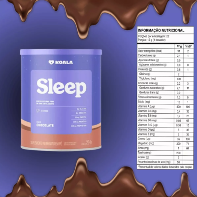 Koala&#x20;Sleep&#x20;Caffeine&#x20;Army&#x20;Chocolate&#x20;264g&#x2705;PRONTA&#x20;ENTREGA