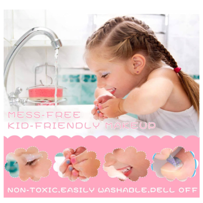 &#x1F381;Kit&#x20;de&#x20;Maquilhagem&#x20;de&#x20;Verdade&#x20;para&#x20;Meninas&#x20;de&#x20;3&#x20;a&#x20;8&#x20;Anos