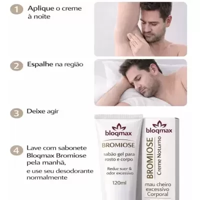 Bloqmax&#x20;kit&#x20;anti&#x20;odor&#x20;Bromidrose&#x20;-&#x20;Creme&#x20;Noturno&#x20;e&#x20;Sabonete&#x20;liquido&#x20;bromiose