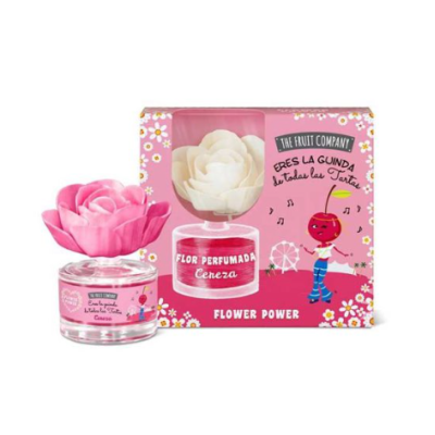 Conjunto de flor perfumada com embalagem rosa decorativa