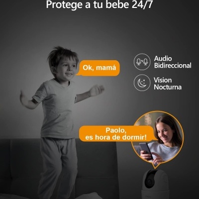 C&#x00E2;mara&#x20;IP&#x20;Wi-Fi&#x20;Interior&#x20;1080P&#x20;com&#x20;Detec&#x00E7;&#x00E3;o&#x20;de&#x20;Humano