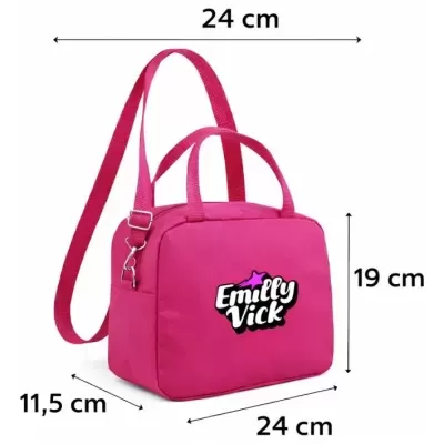 Lancheira&#x20;T&#x00E9;rmica&#x20;Escolar&#x20;Menina&#x20;Emilly&#x20;Vick&#x20;Youtuber