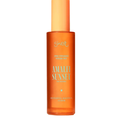Frasco spray perfumado Skelt Amalfi Sunset laranja