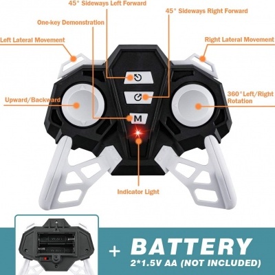 Carro&#x20;Azul&#x20;Controlo&#x20;Remoto&#x20;Rota&#x00E7;&#x00E3;o&#x20;de&#x20;360&#x00BA;