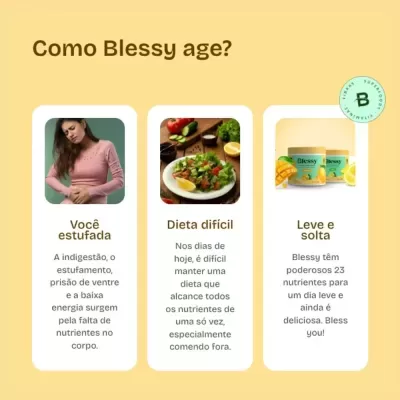 Blessy&#x20;Greens&#x20;&amp;&#x20;Superfoods&#x20;-&#x20;Suplemento&#x20;Natural&#x20;Sabor&#x20;Lim&#x00E3;o