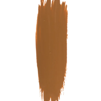 Traço de tinta castanho médio com textura cremosa