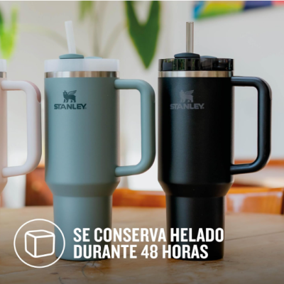 Stanley&#x20;Cup&#x20;T&#x00E9;rmico&#x20;A&#x00E7;o&#x20;Inoxid&#x00E1;vel&#x20;Bebidas&#x20;Quentes&#x20;e&#x20;Frias&#x20;-&#x20;Preto