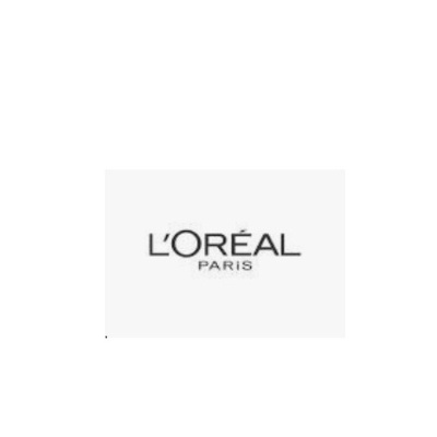 Logótipo da marca LORÉAL PARIS em fundo branco