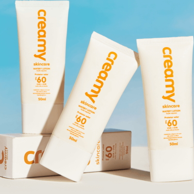 Protetor&#x20;Solar&#x20;FPS&#x20;60&#x20;Watery&#x20;Lotion&#x20;Creamy&#x20;&#x2705;PRONTA&#x20;ENTREGA