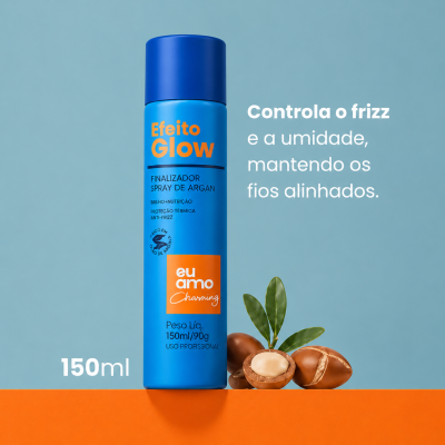 Spray&#x20;Finalizador&#x20;de&#x20;Argan&#x20;Eu&#x20;Amo&#x20;Charming&#x20;150ml