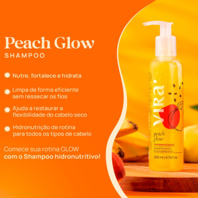 VIR&#x00C1;&#x20;-&#x20;Kit&#x20;Shampoo&#x20;e&#x20;M&#x00E1;scara&#x20;Condicionante&#x20;Peach&#x20;Glow&#x20;Day&#x20;by&#x20;Day