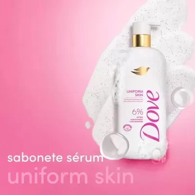 Dove&#x20;Sabonete&#x20;S&#x00E9;rum&#x20;L&#x00ED;quido&#x20;Uniform&#x20;Skin&#x20;547ml