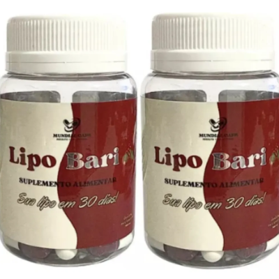 Mundial&#x20;Caps&#x20;Lipo&#x20;Bari&#x20;30&#x20;C&#x00E1;psulas&#x20;Inibidor&#x20;De&#x20;Apetite