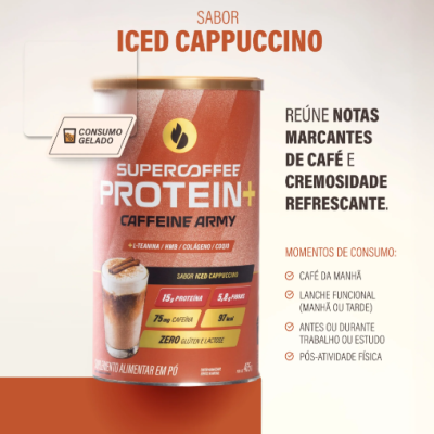 SuperCoffee&#x20;Protein&#x2B;&#x20;Iced&#x20;Cappuccino&#x20;465g