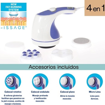 Massajador&#x20;4&#x20;em&#x20;1&#x20;com&#x20;Pot&#x00EA;ncia&#x20;Ajust&#x00E1;vel&#x20;para&#x20;Corpo&#x20;Ergon&#x00F3;mico