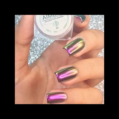 KIT&#x20;6&#x20;P&#x00F3;s&#x20;para&#x20;Unhas&#x20;Efeito&#x20;Espelho