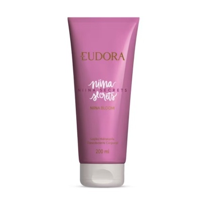 Loção hidratante desodorante corporal rosa Eudora Niina Secrets Niina Bloom