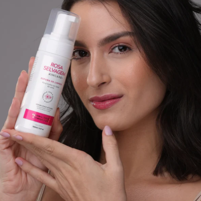 Espuma&#x20;de&#x20;Limpeza&#x20;Antiacne&#x20;Rosa&#x20;Selvagem
