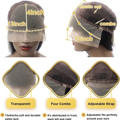 Peruca&#x20;de&#x20;Cabelo&#x20;Real&#x20;Brasileiro&#x20;100&#x20;&#x25;&#x20;Natural&#x20;55&#x20;cm&#x20;Densidade&#x20;180