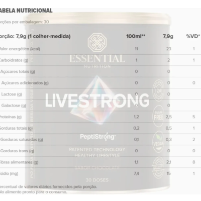 LiveStrong&#x20;Chocolate&#x20;&#x2013;&#x20;Essential&#x20;Nutrition&#x20;-&#x20;237g